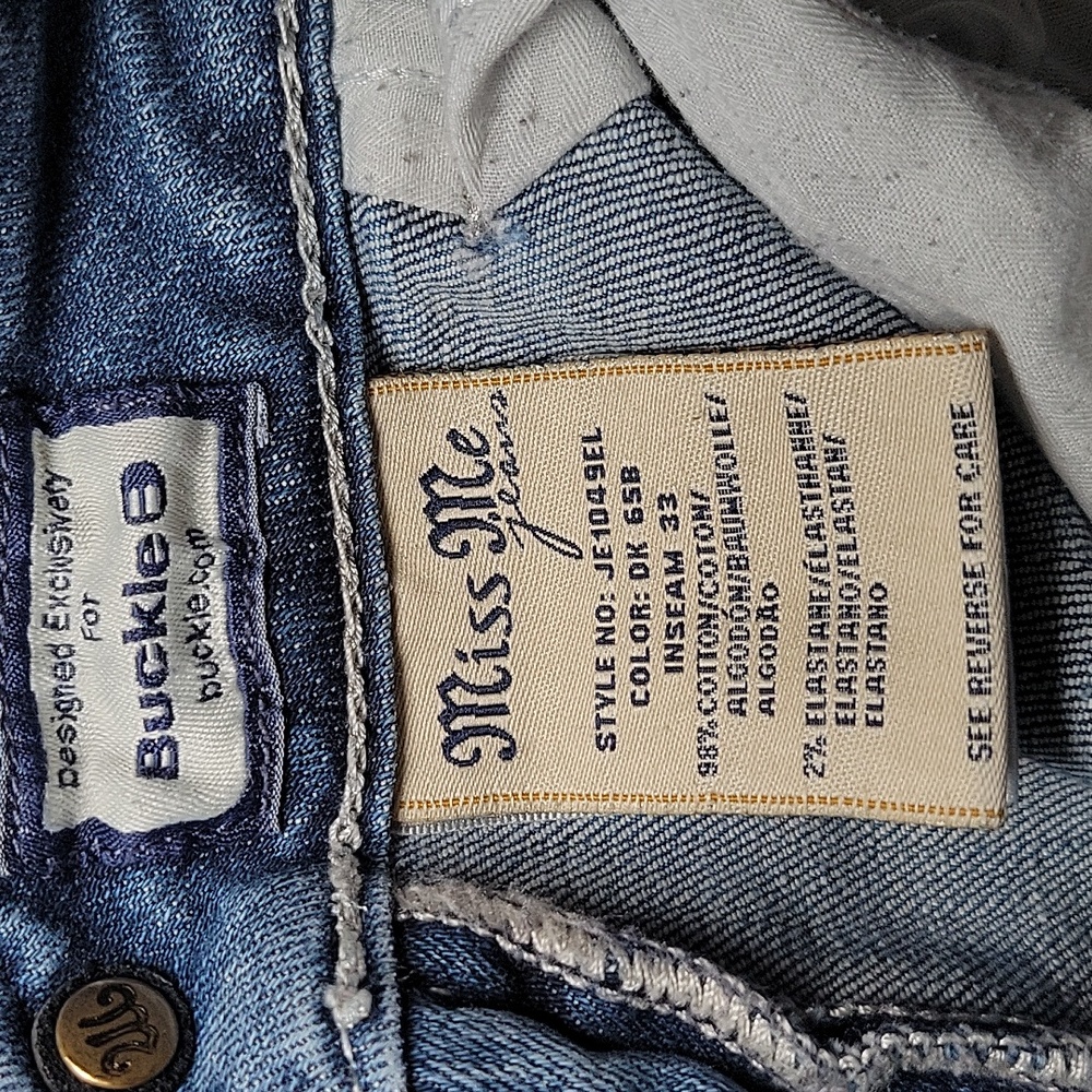Miss Me Jeans Boot Cut Woman's 28 - Picture 11 of 13